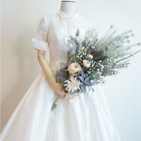 グリースシェリー　気取らずお洒落に上品に　レンタルブーケ